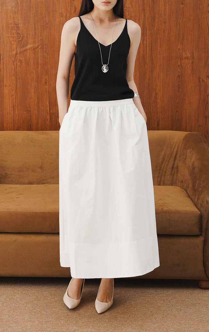 Chaewon Skirt White