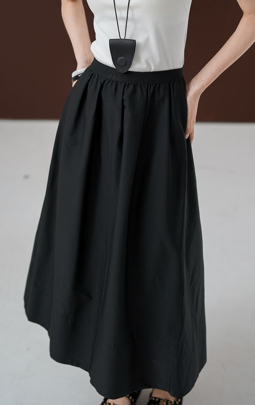 Chaewon Skirt Black