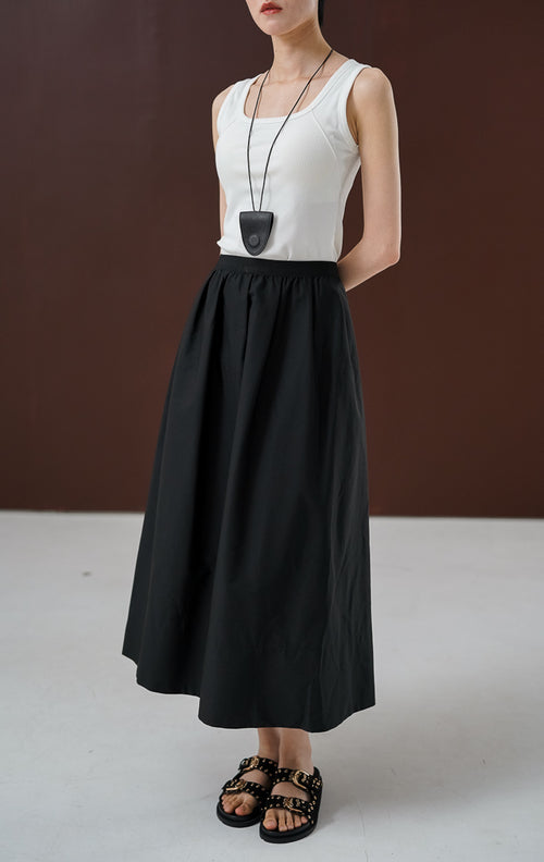 Chaewon Skirt Black
