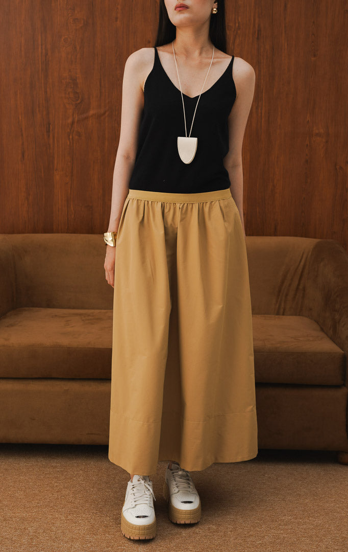 Chaewon Skirt Khaki