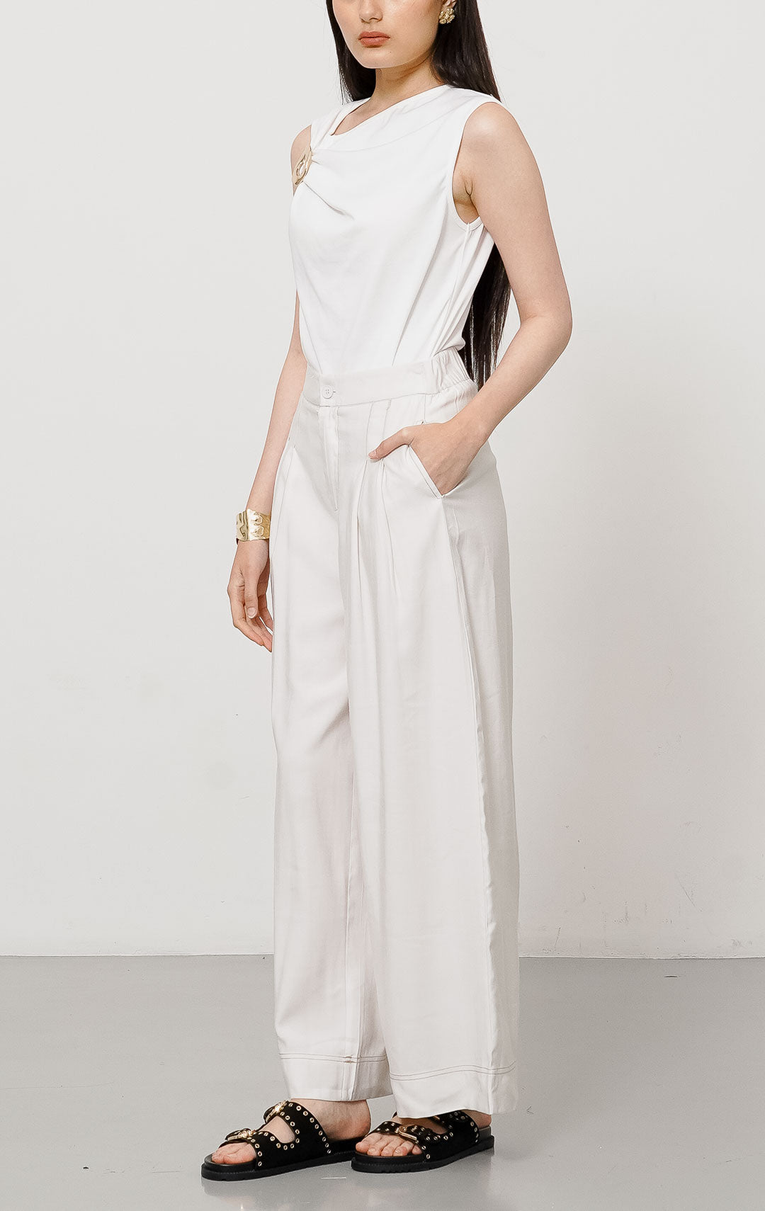 Kai Pants White