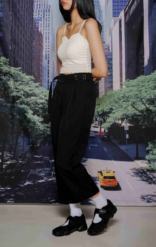 Yossie Belt Pants Black