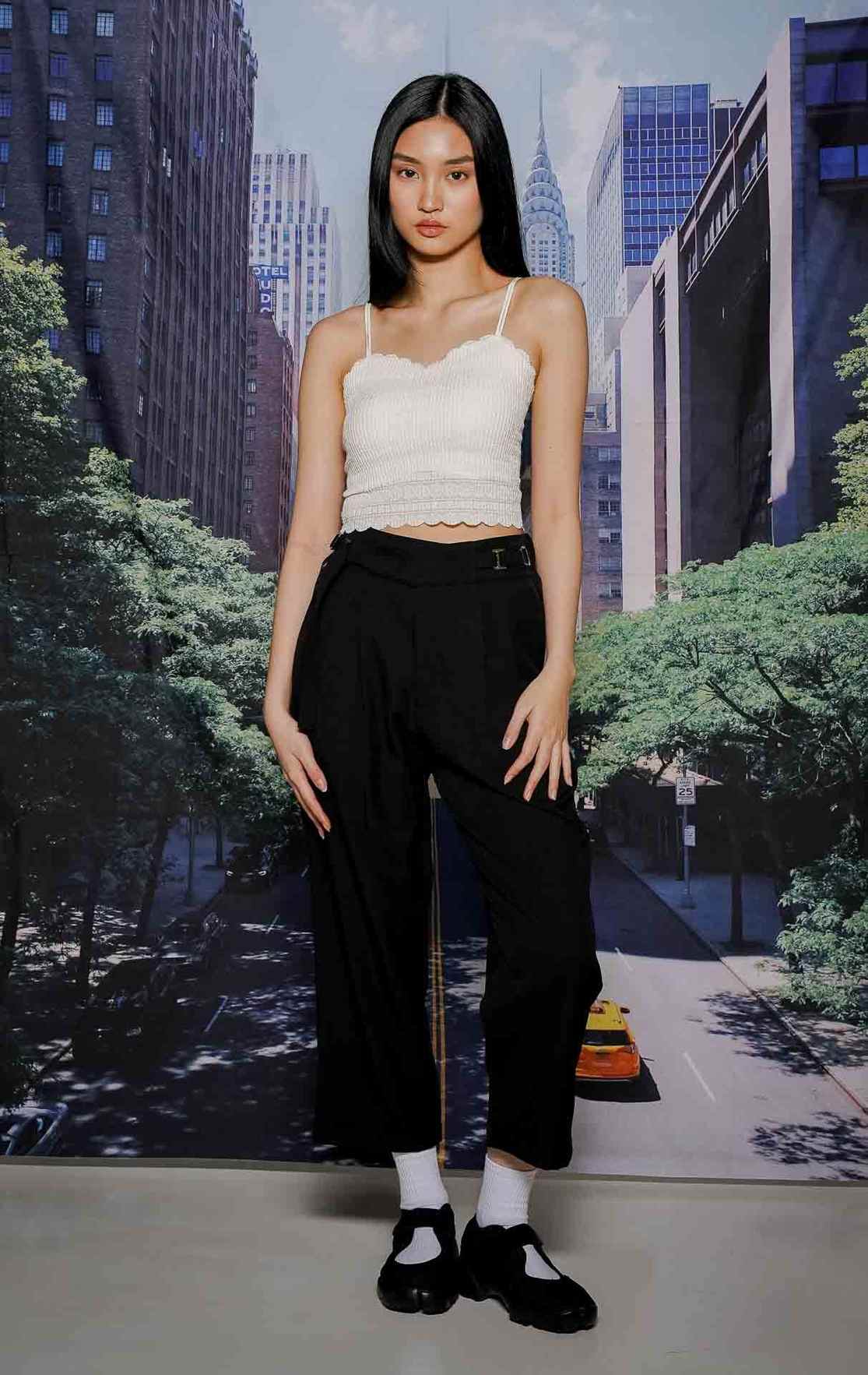 Yossie Belt Pants Black