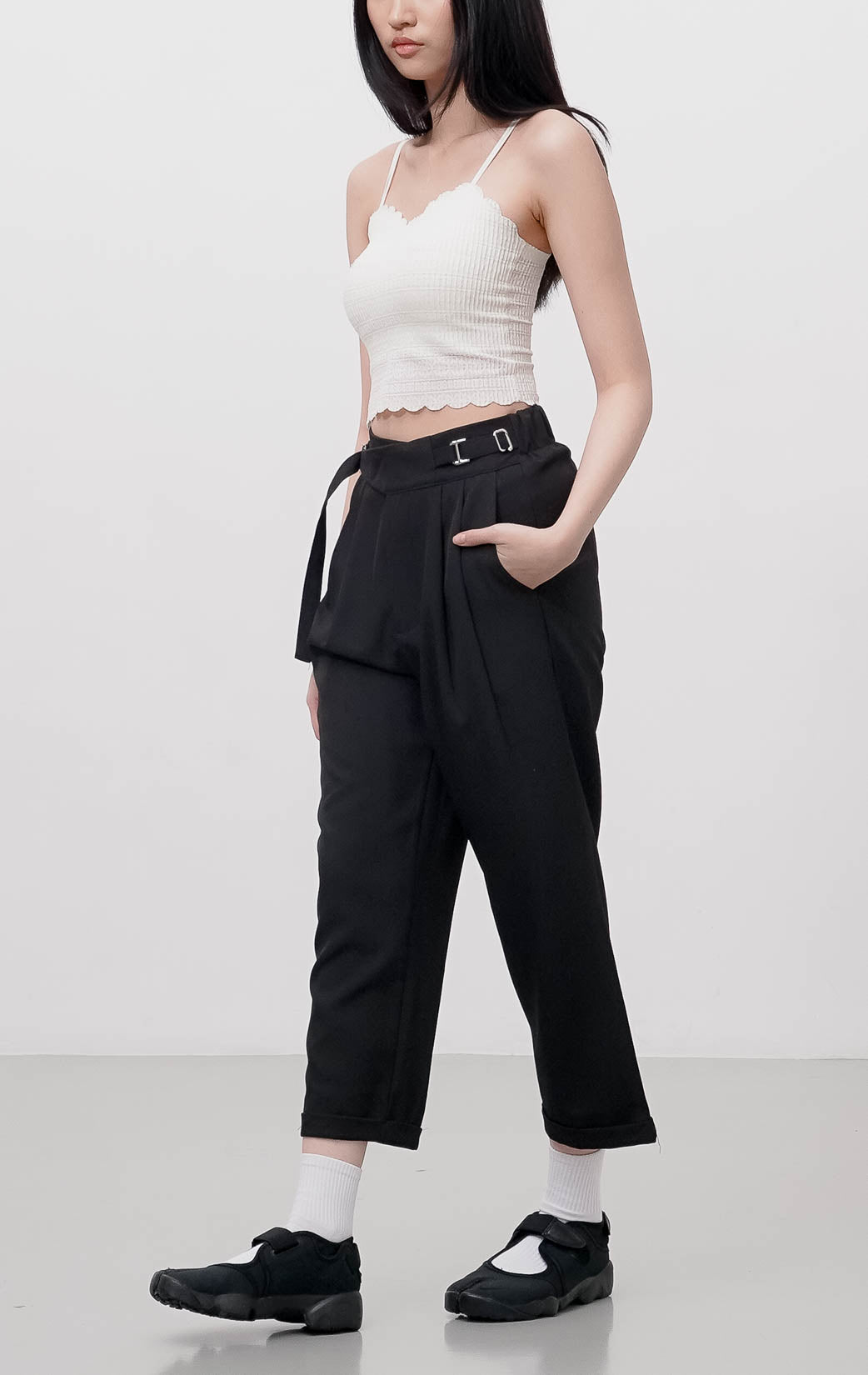 Yossie Belt Pants Black