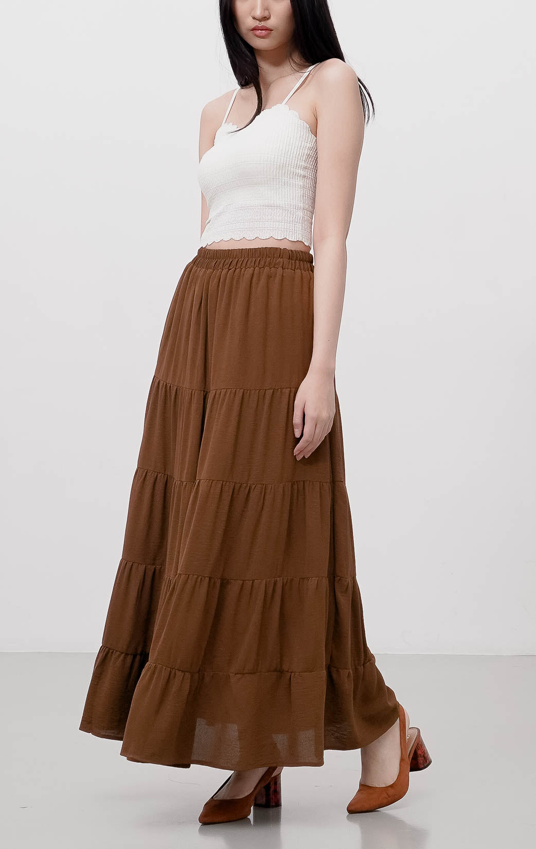 Raveena Skirt Brown