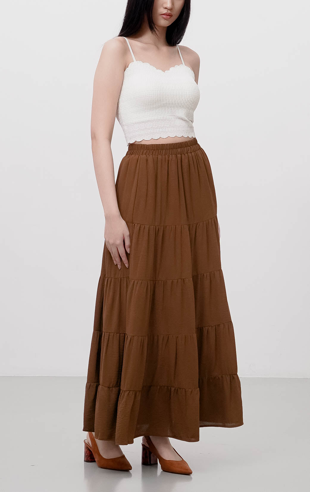 Raveena Skirt Brown