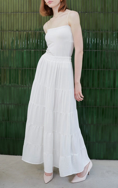 Raveena Skirt White