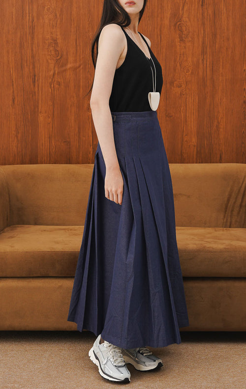 Charlie Skirt Dark Denim