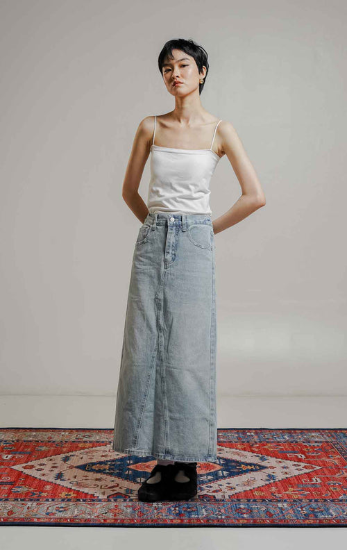 Gino Skirt Light Denim
