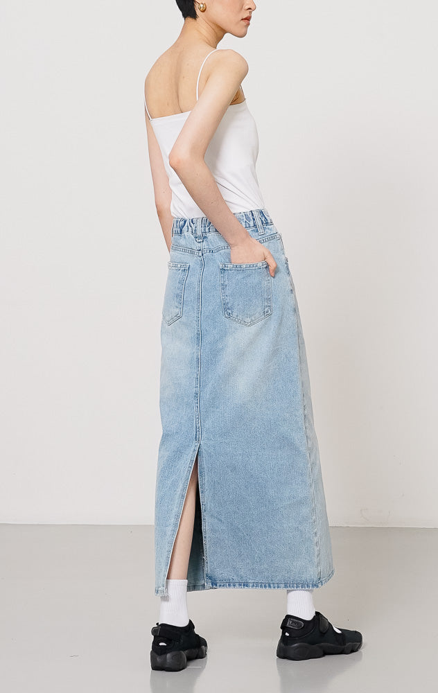 Gino Skirt Light Denim