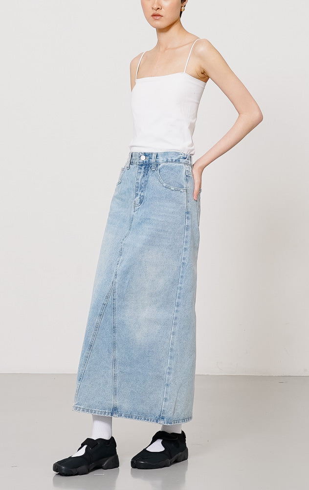 Gino Skirt Light Denim