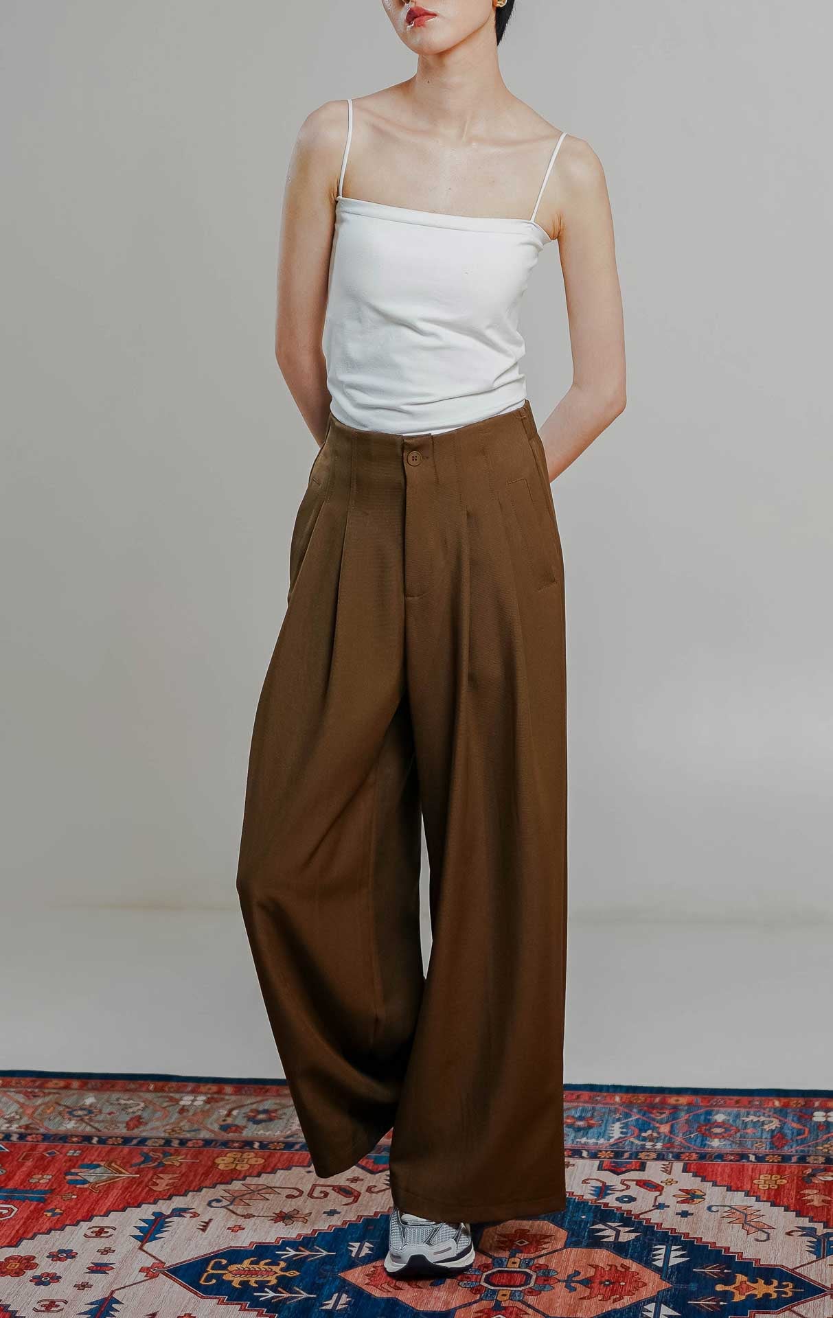 Jose Pants Dark Brown