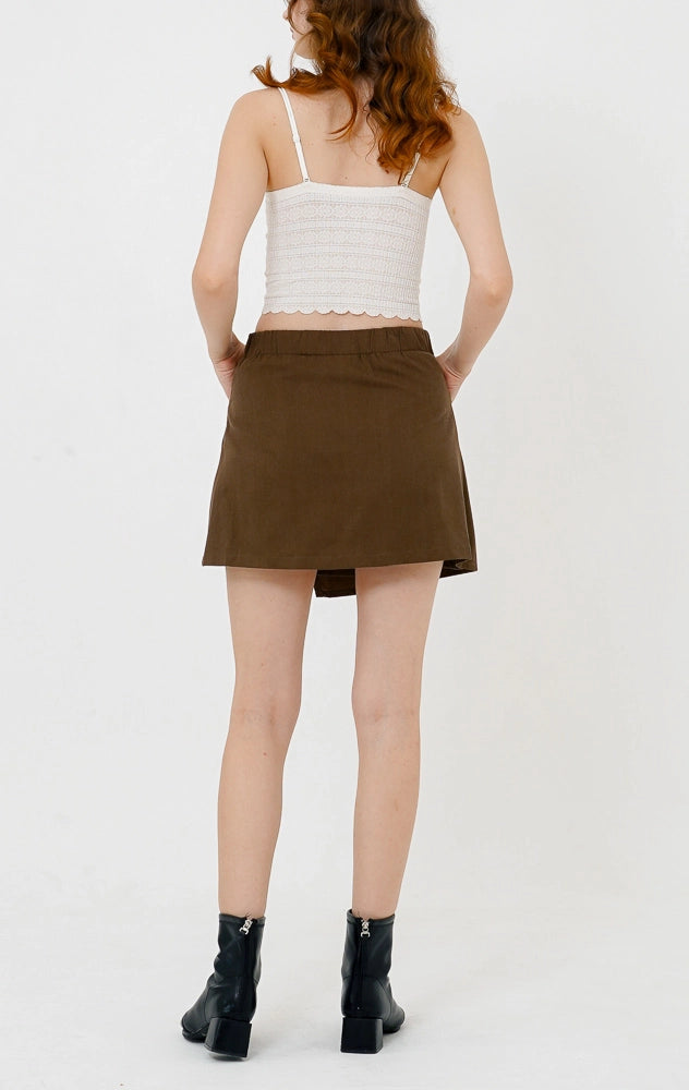 Naura Skort Brown