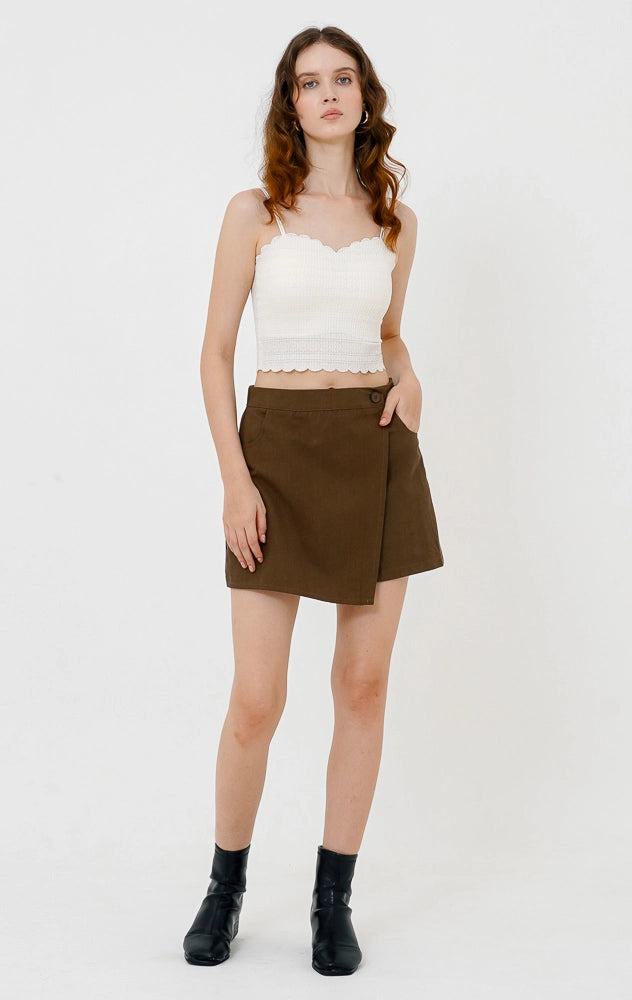 Naura Skort Brown