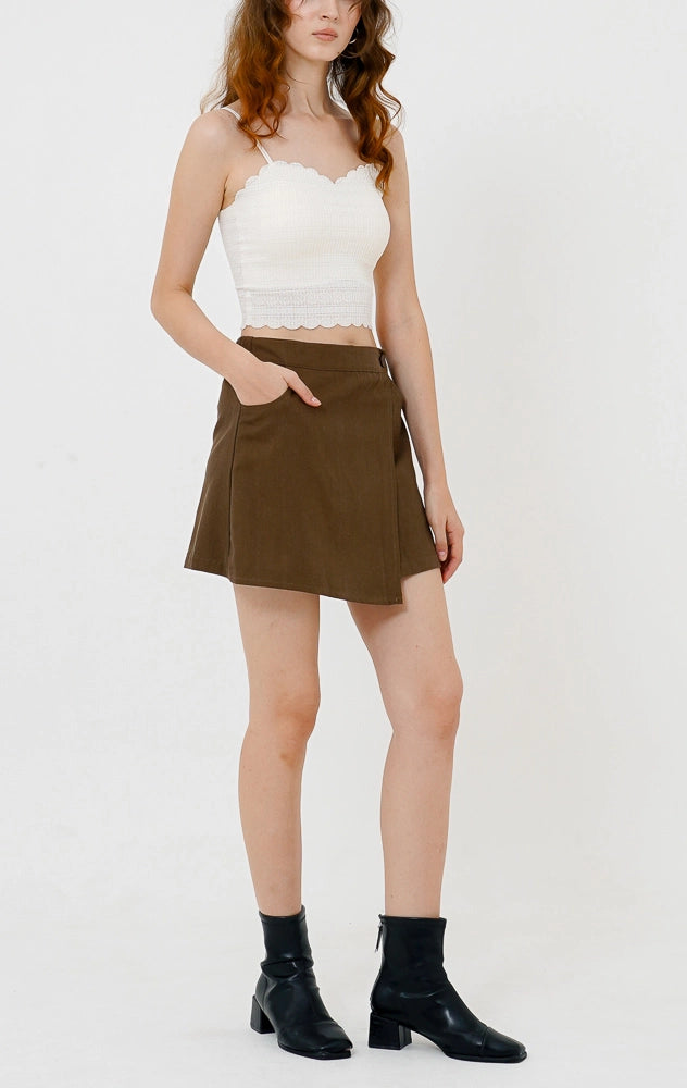 Naura Skort Brown