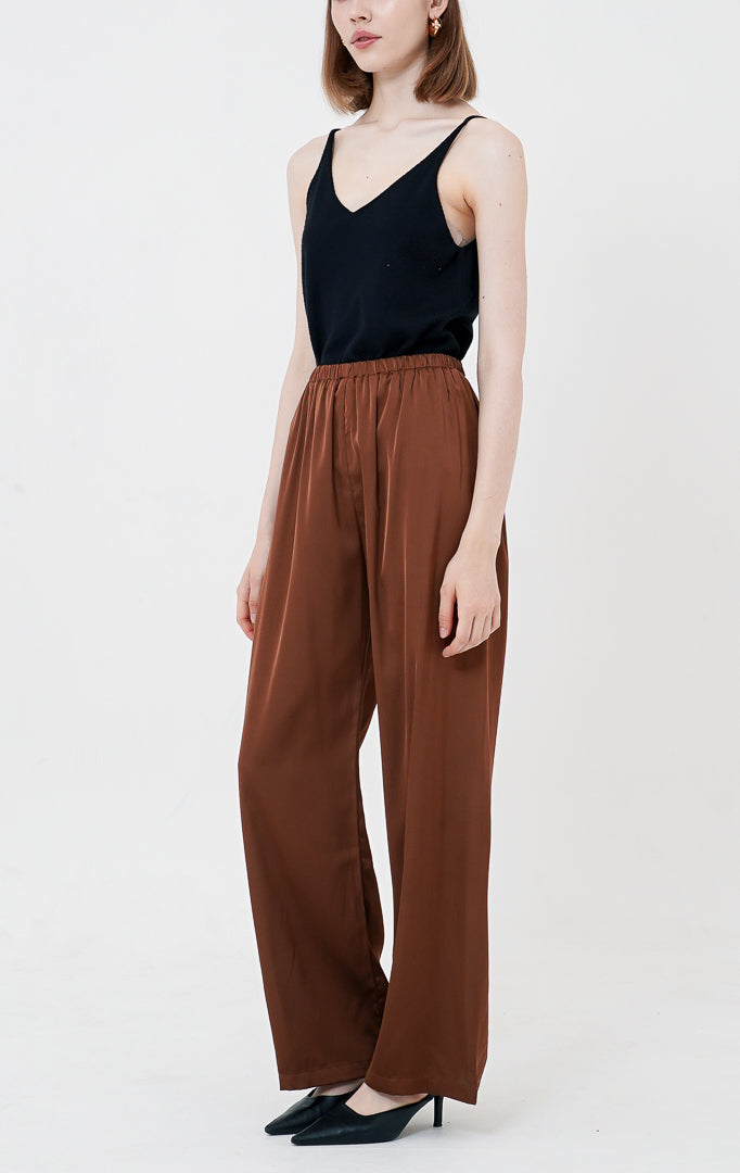 SH Laura Pants Dark Brown