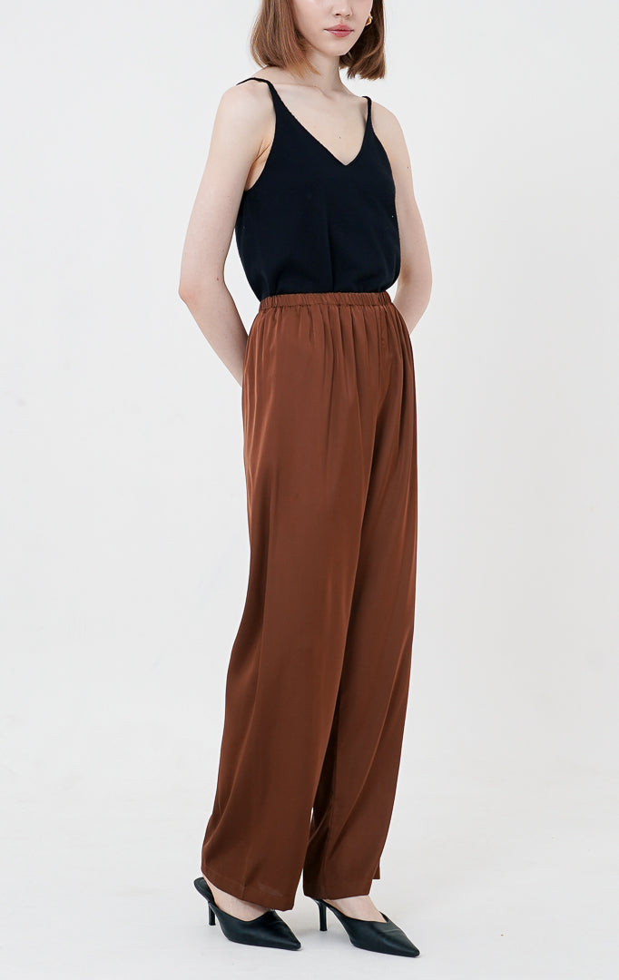 SH Laura Pants Dark Brown