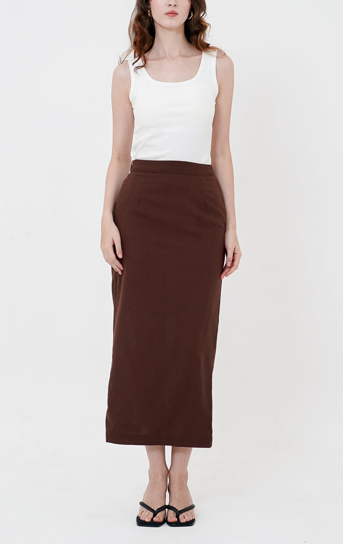 SH Beverly Skirt Brown