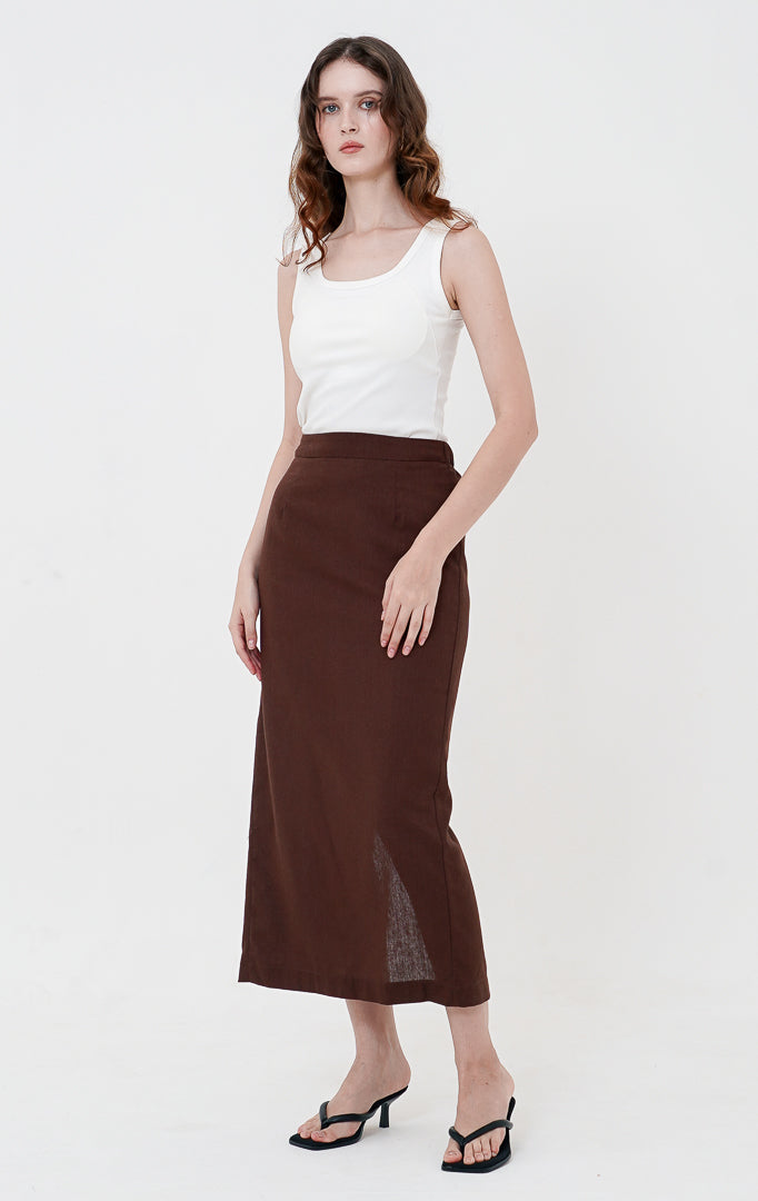 SH Beverly Skirt Brown