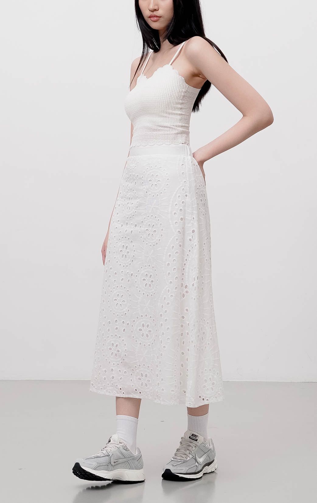 Somerset Skirt White