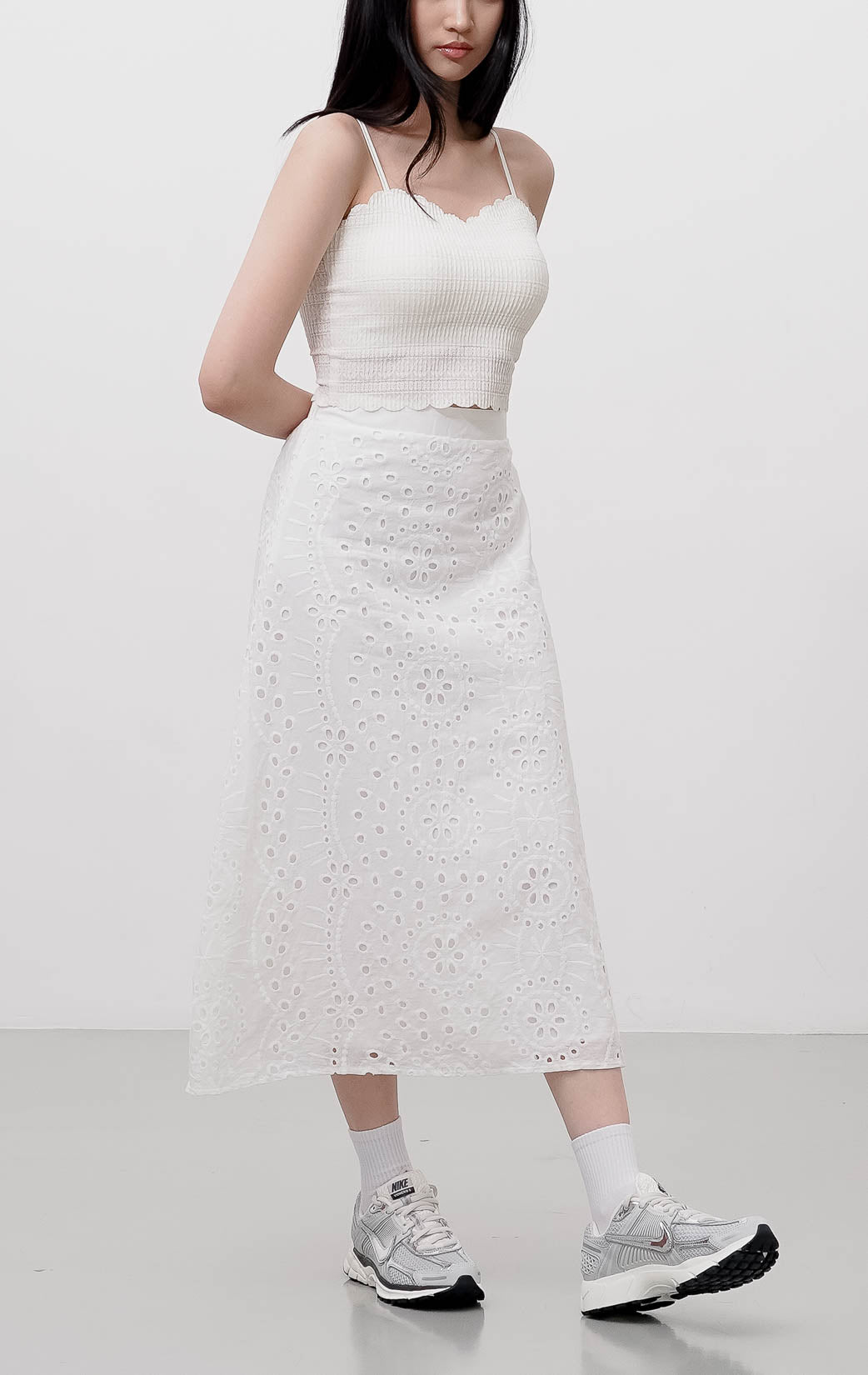 Somerset Skirt White