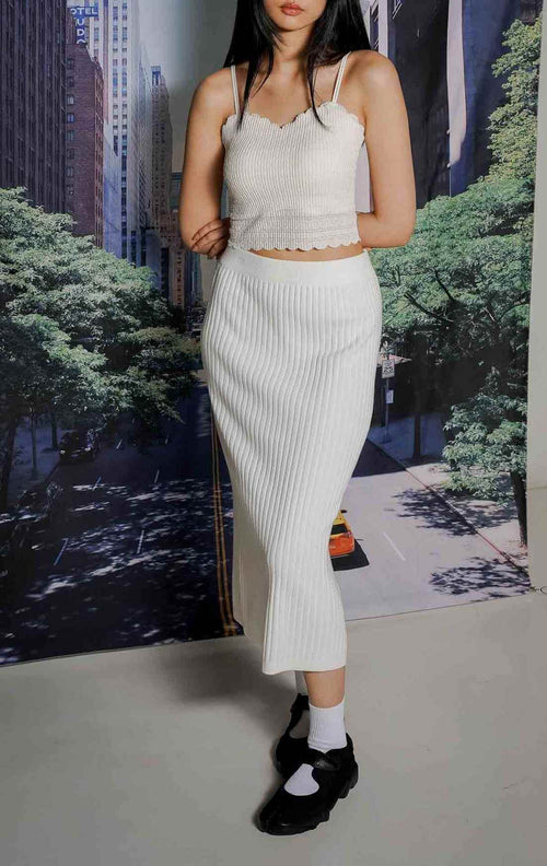 Malloryn Skirt White