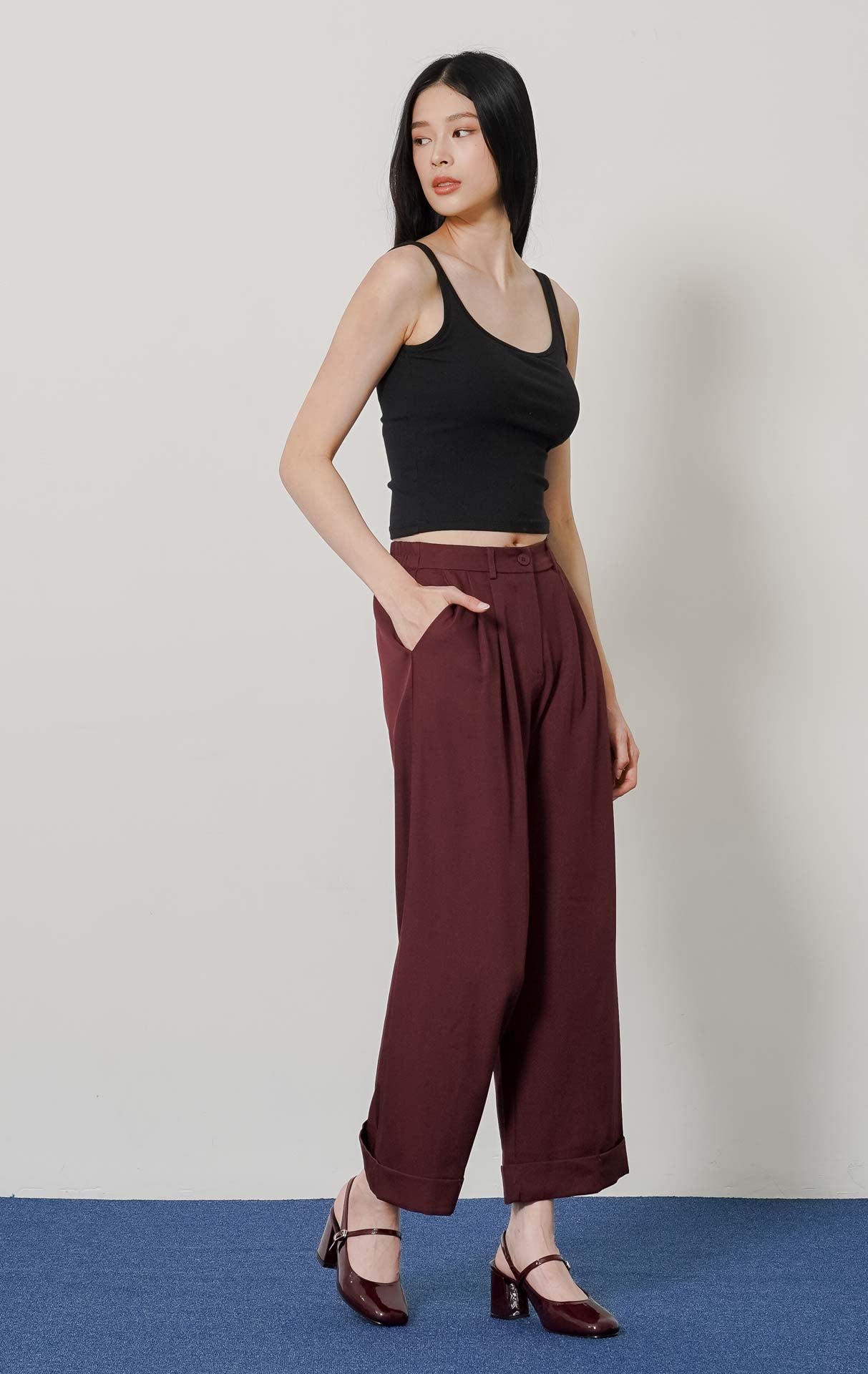 Tirta Pants Maroon