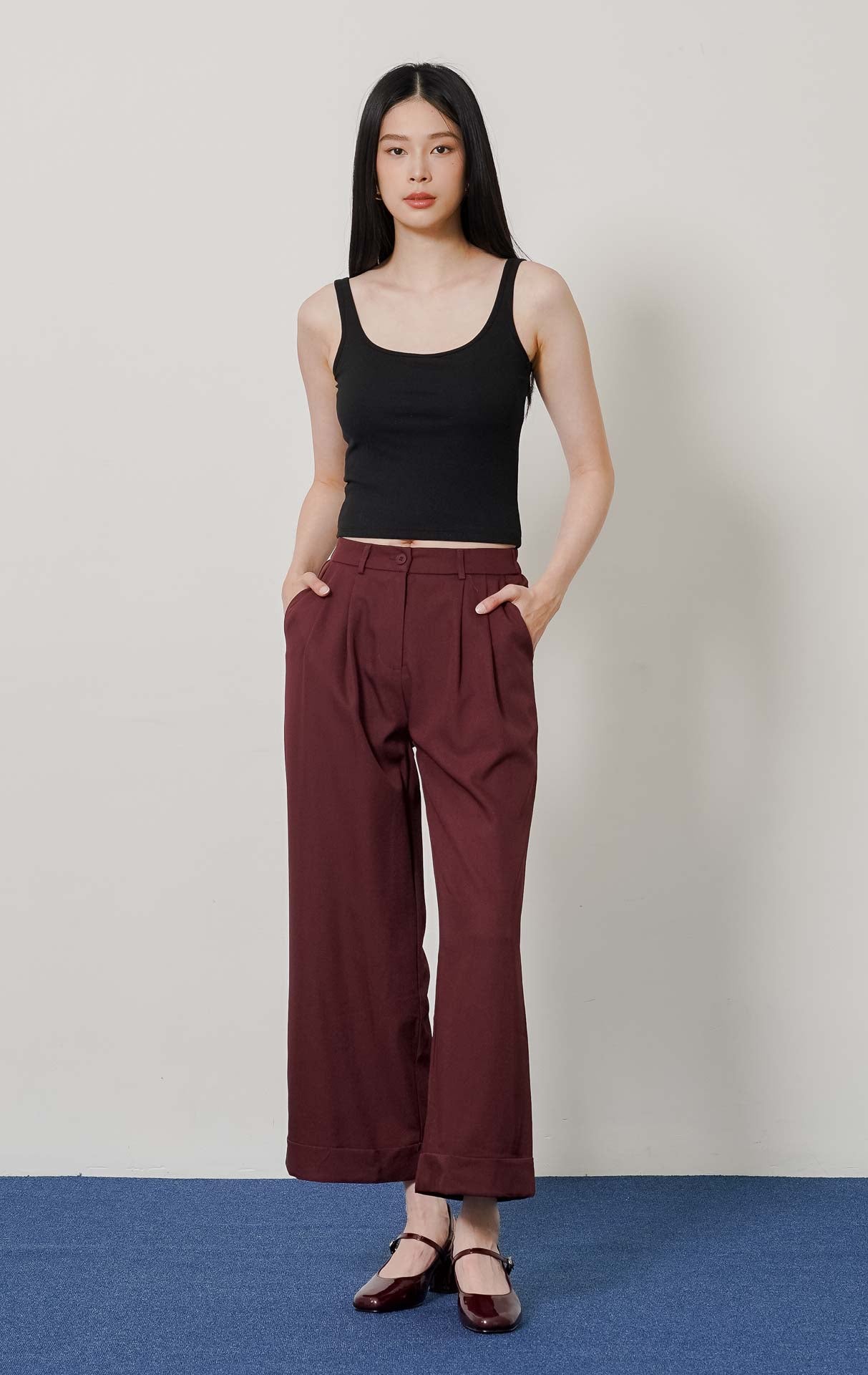Tirta Pants Maroon