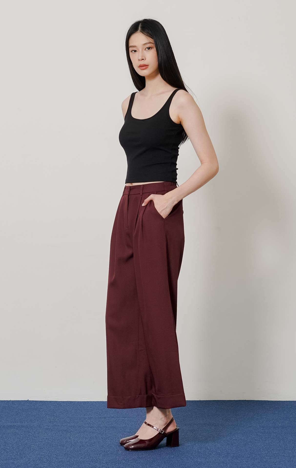 Tirta Pants Maroon