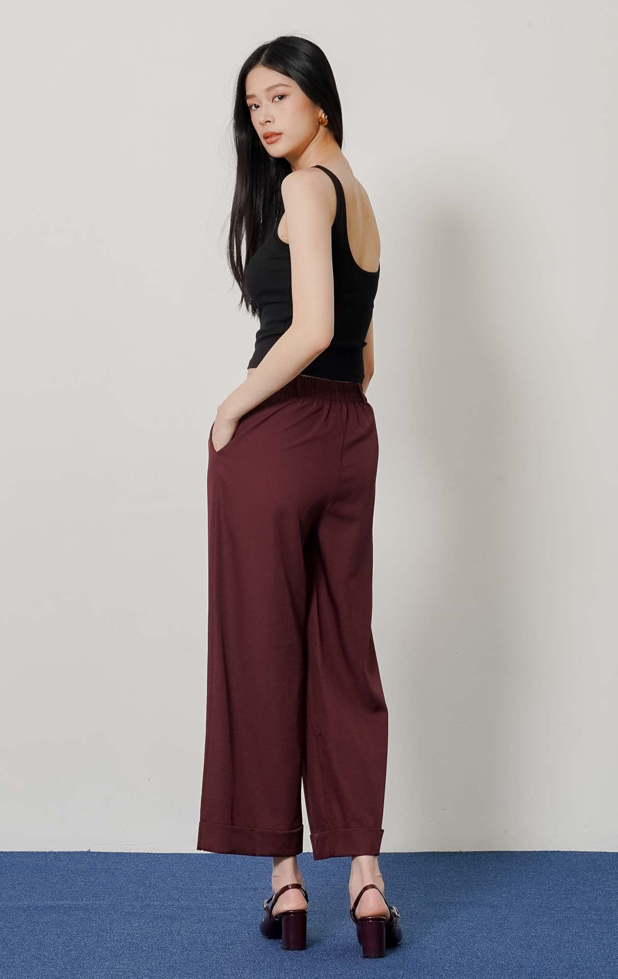 Tirta Pants Maroon