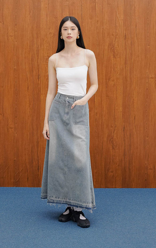 Gideon Skirt Denim