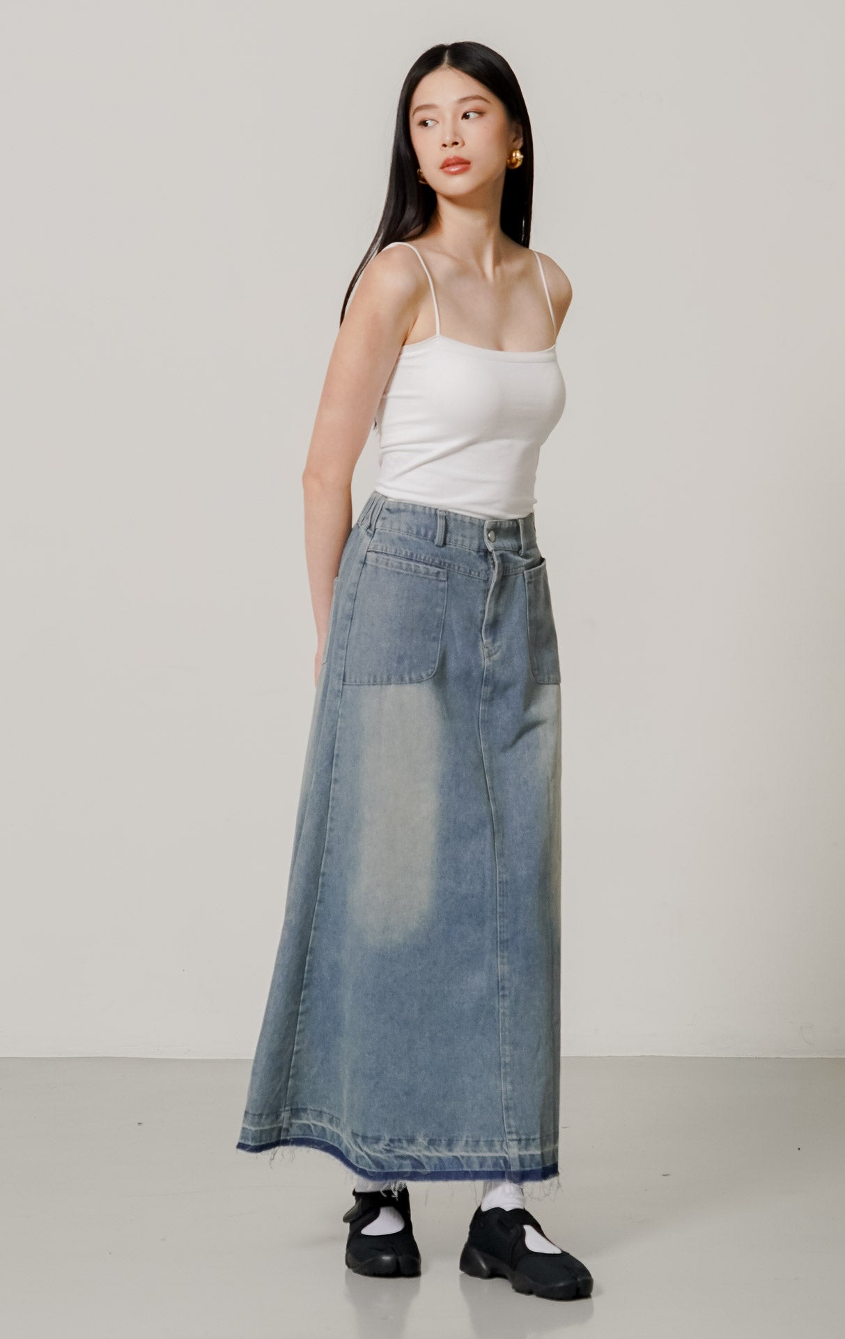 Gideon Skirt Denim
