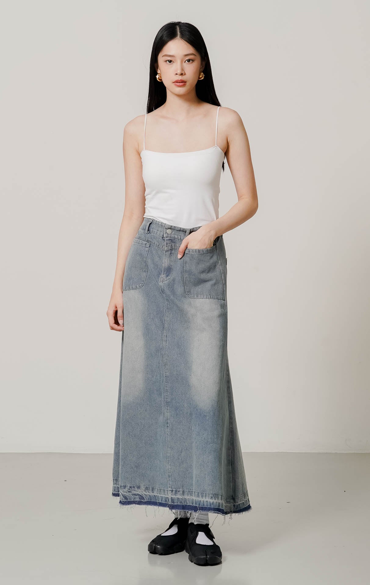 Gideon Skirt Denim