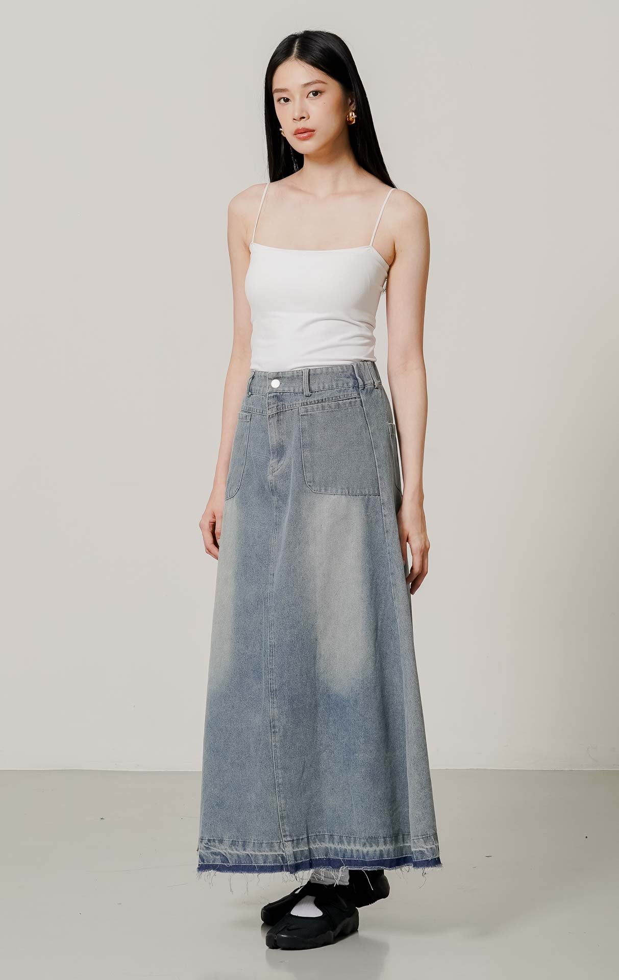 Gideon Skirt Denim