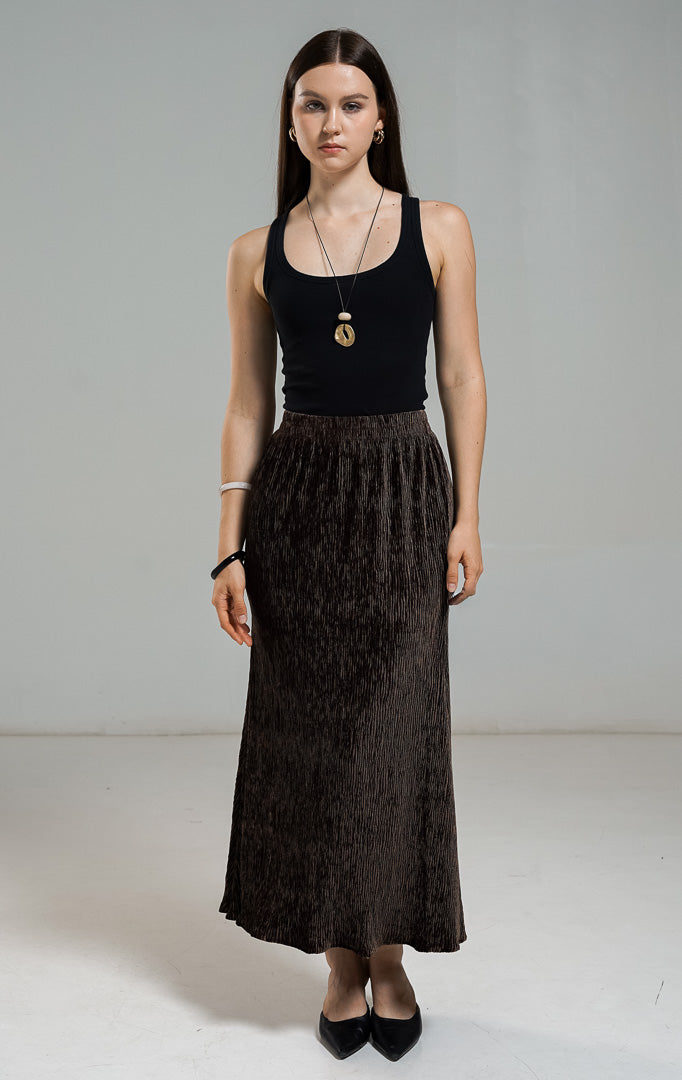 Hestia Skirt Brown