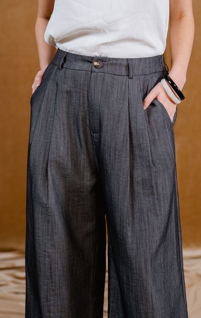 CNY Cattleya Pants Navy
