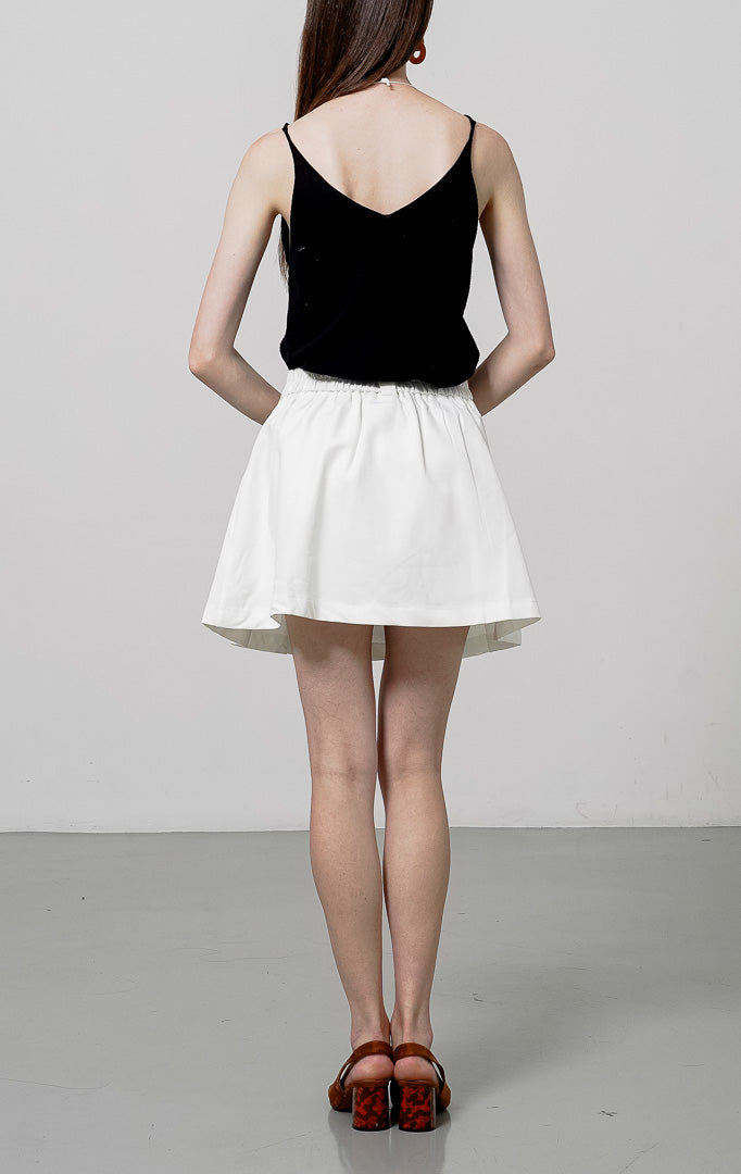 Tokuno Skort White