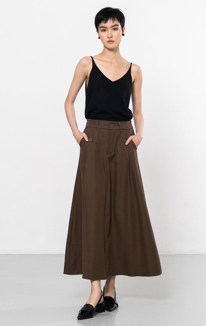 Izzy Skirt Dark Brown