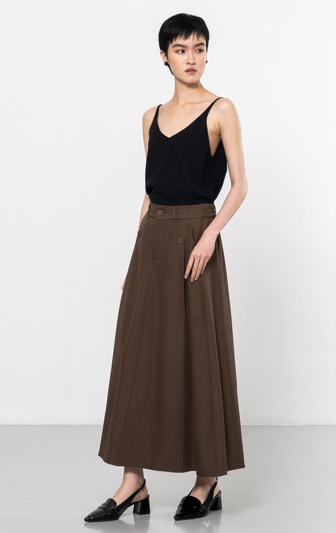 Izzy Skirt Dark Brown