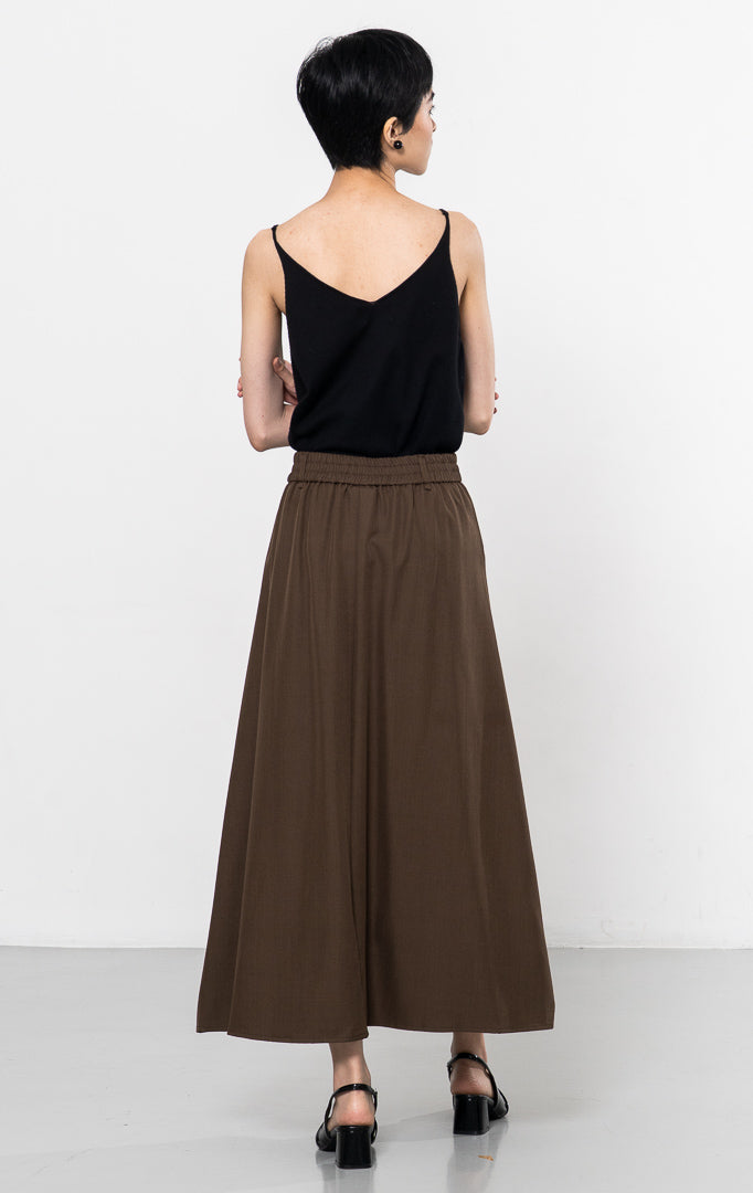 Izzy Skirt Dark Brown