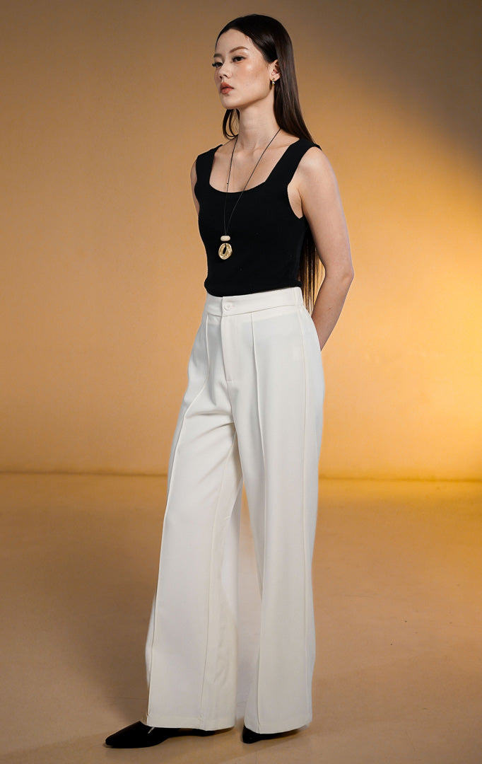 Clarence Pants White