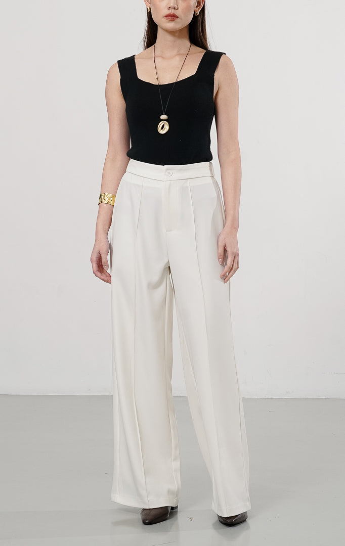 Clarence Pants White