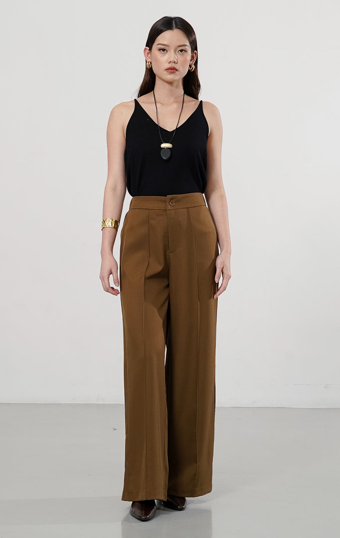Clarence Pants Dark Brown