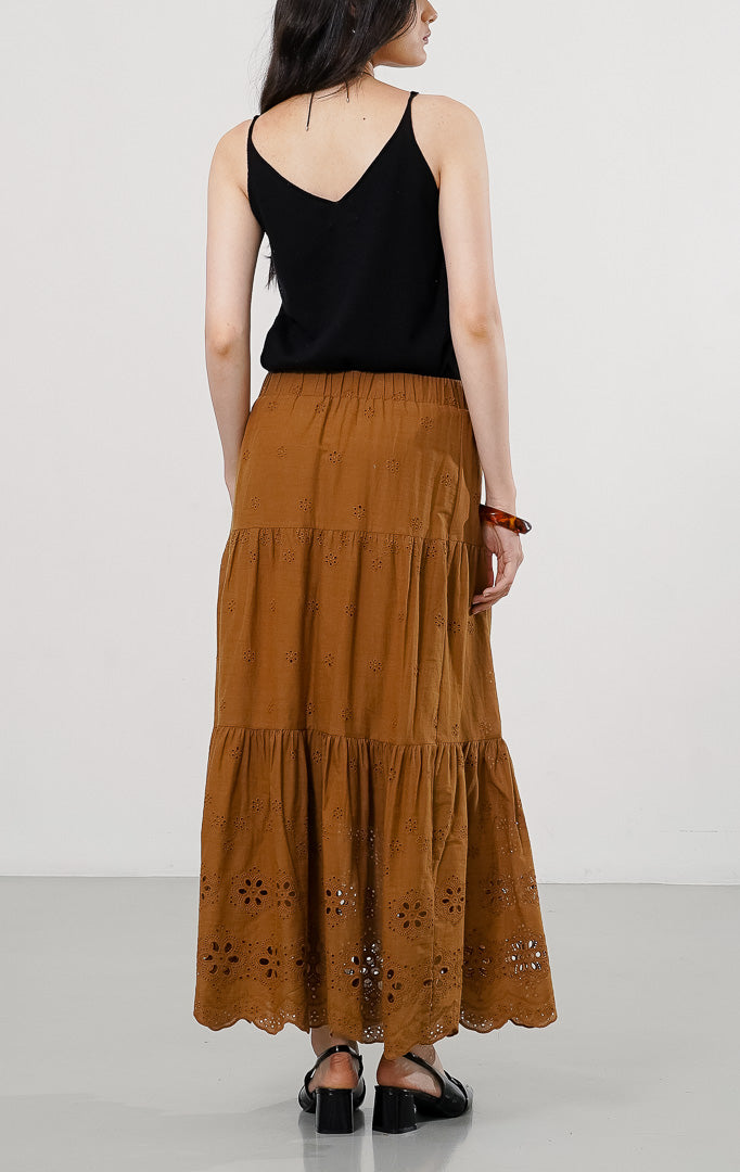 Primrose Skirt Brown
