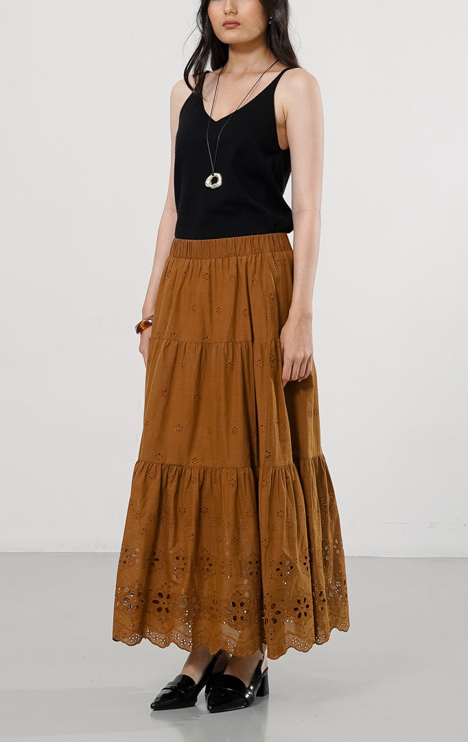Primrose Skirt Brown