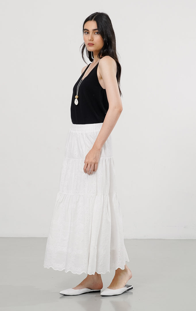 Antonella Skirt White