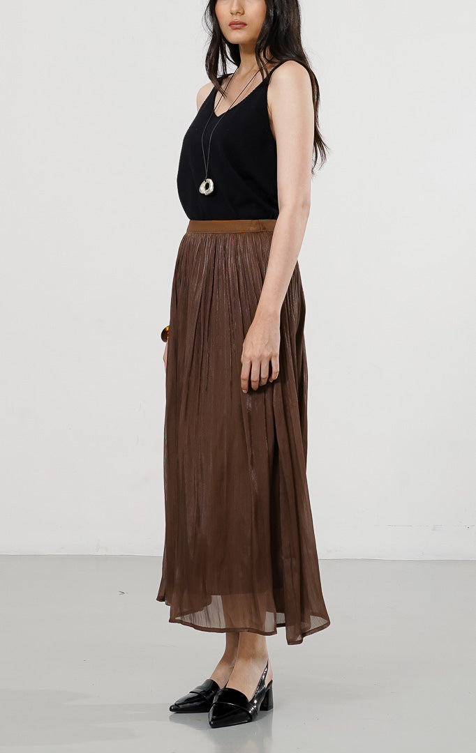 Sinclair Skirt Dark Brown