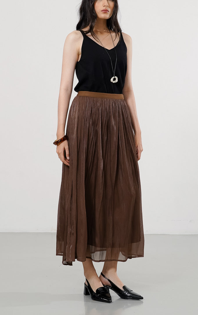 Sinclair Skirt Dark Brown