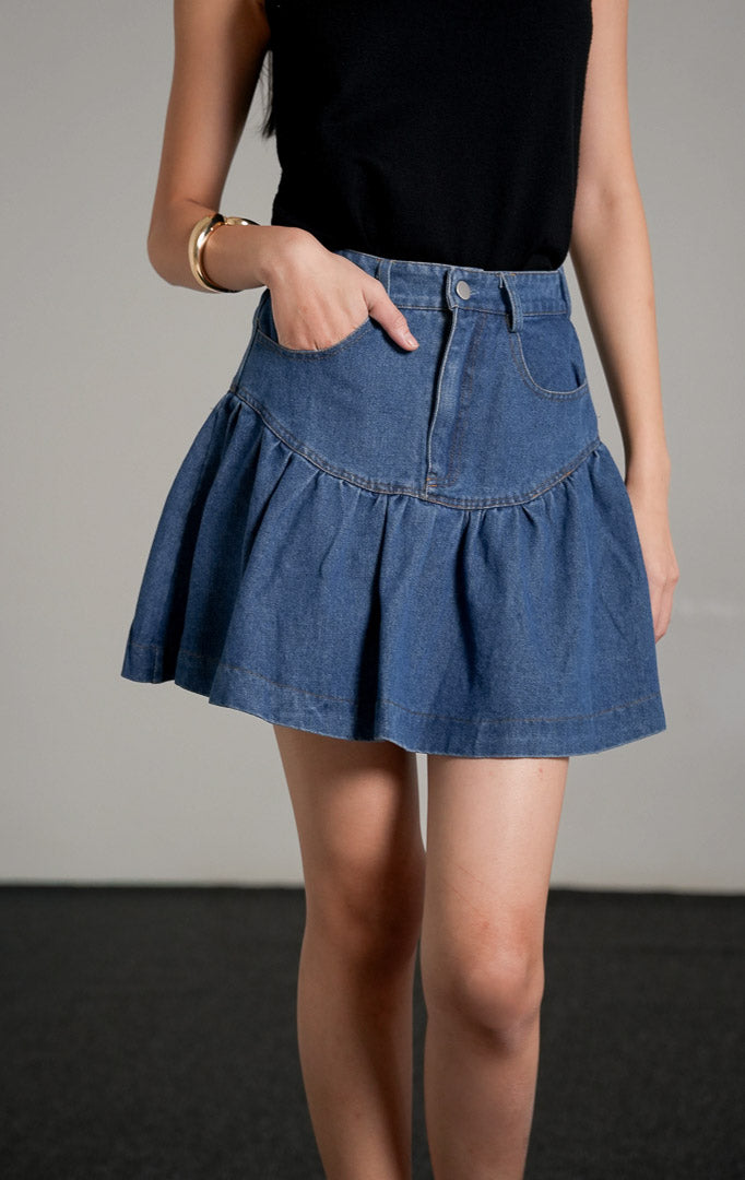 Nathalia Skirt Indigo
