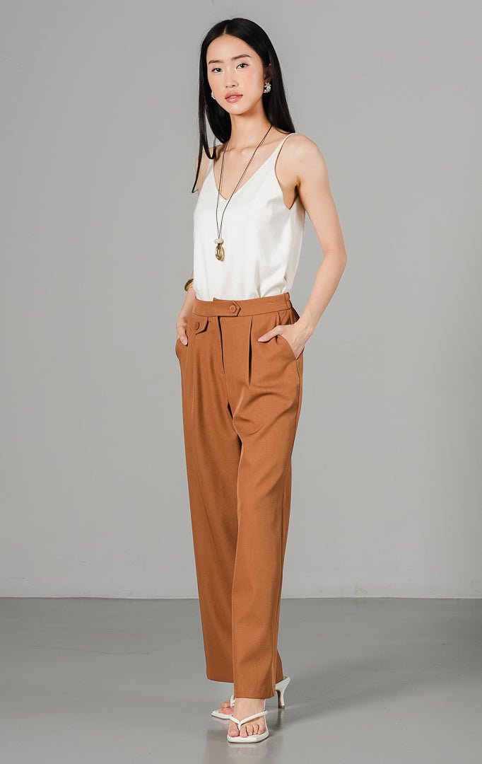 Margo Pants Brown Camel